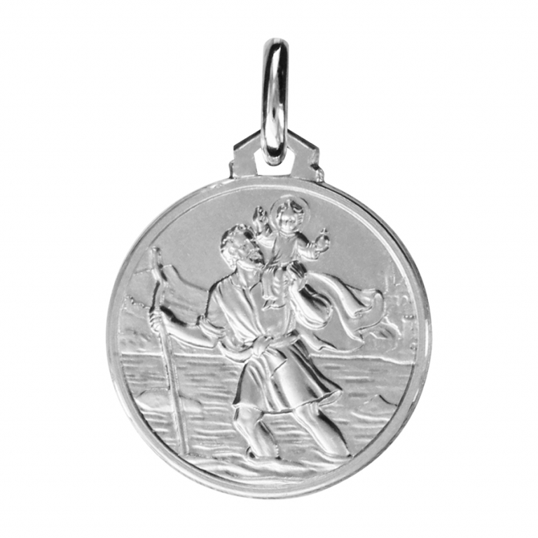 TH médaille Saint Christophe argent 59€ 076271